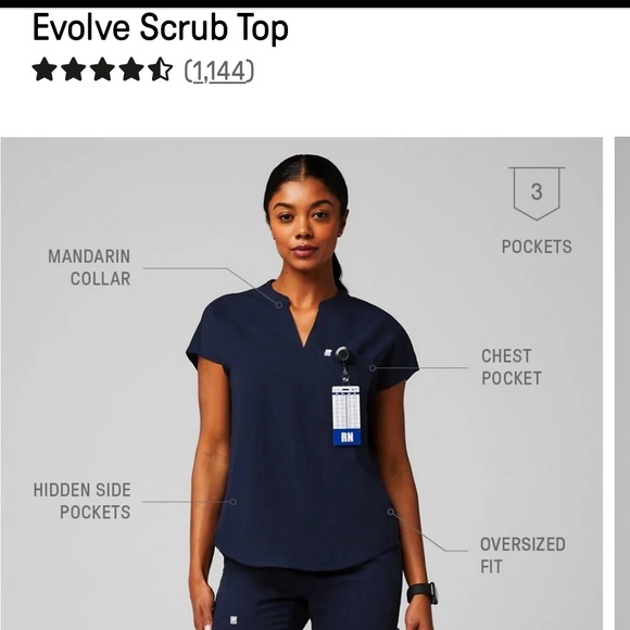 Navy Fabletics Scrubs! - Picture 2 of 6